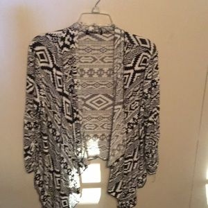 Black and white jacket